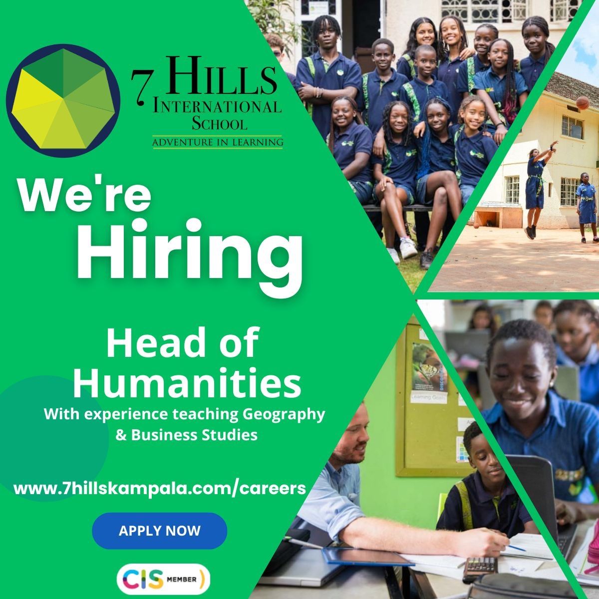 We are hiring: Head of Humanities.